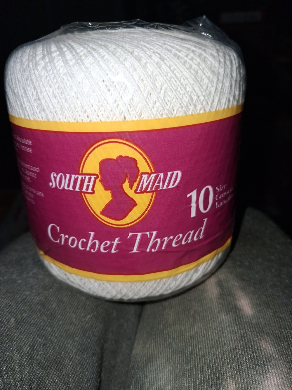 White Crochet Thread Size 10